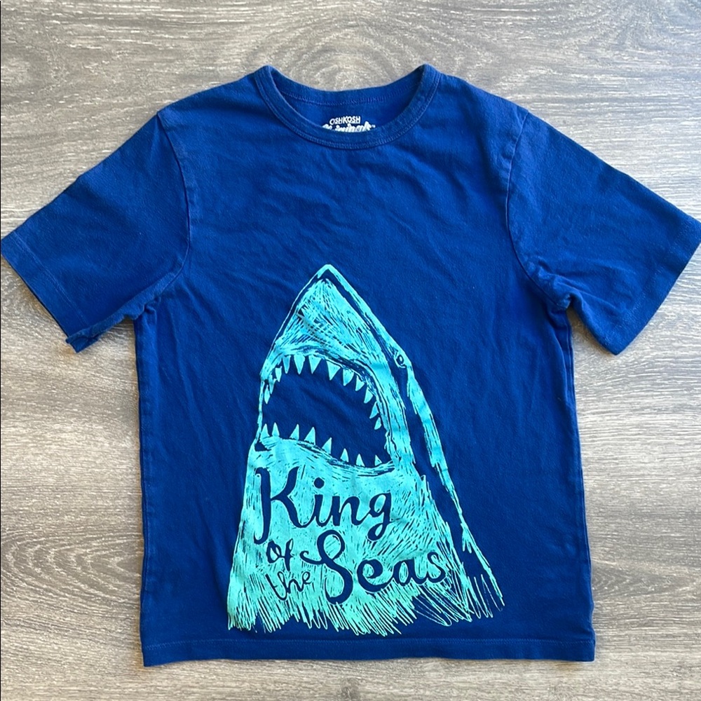 Oshkosh Shark Graphic Tee, blue